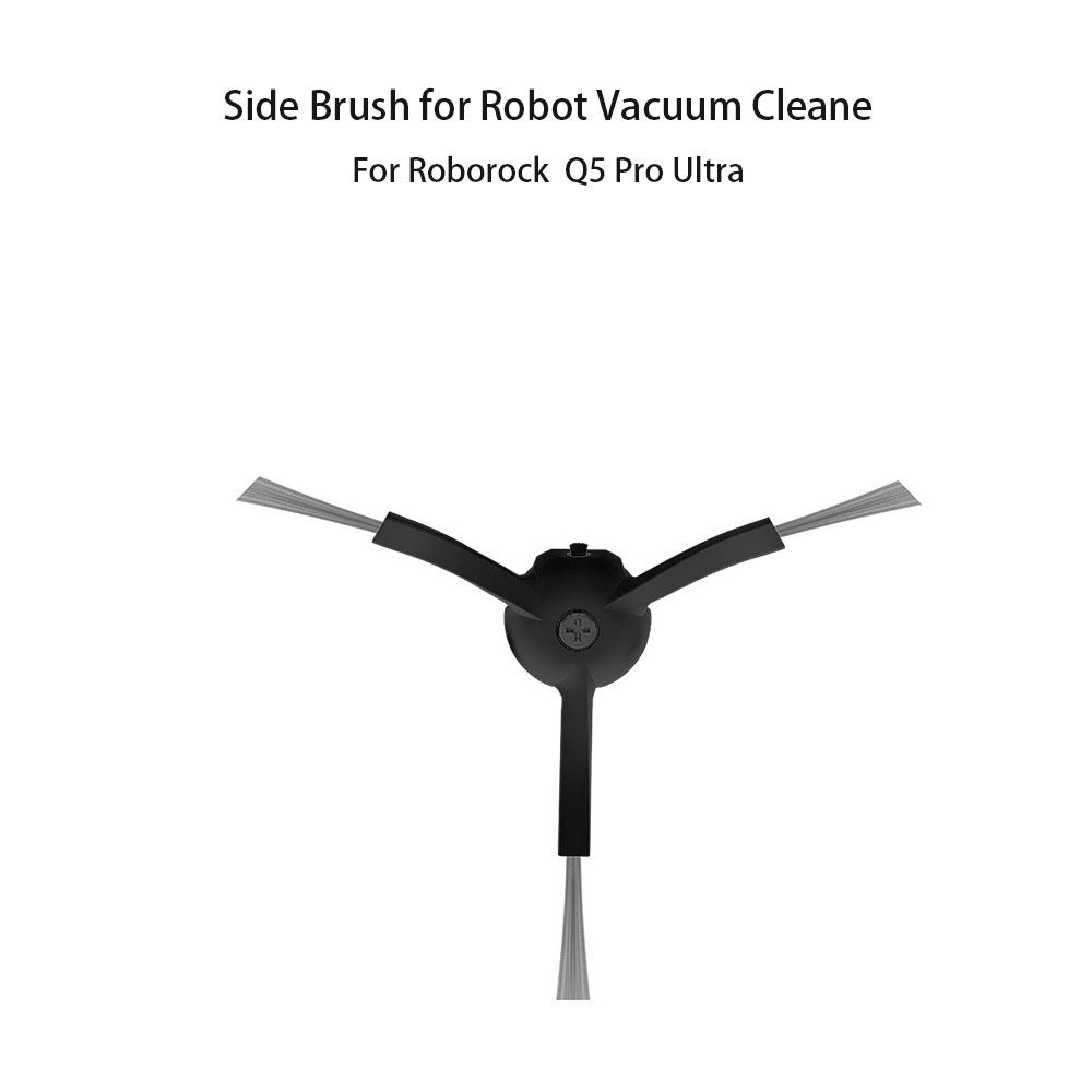 Original Black Side Brushes For Roborock  Q5 Pro Ultra