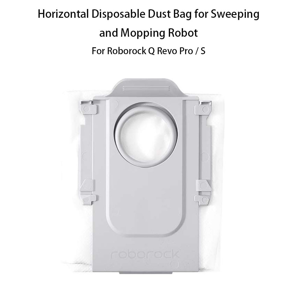 Original Crosswise Disposable Dust Bag for Sweeping and Mopping Robot For Roborock Q Revo Pro / S
